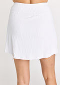 A-line Swim Skort - White (Textured)
