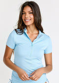 Half-Zip Adele Swim Top