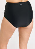 High Waisted Bikini Bottom With Front Tie