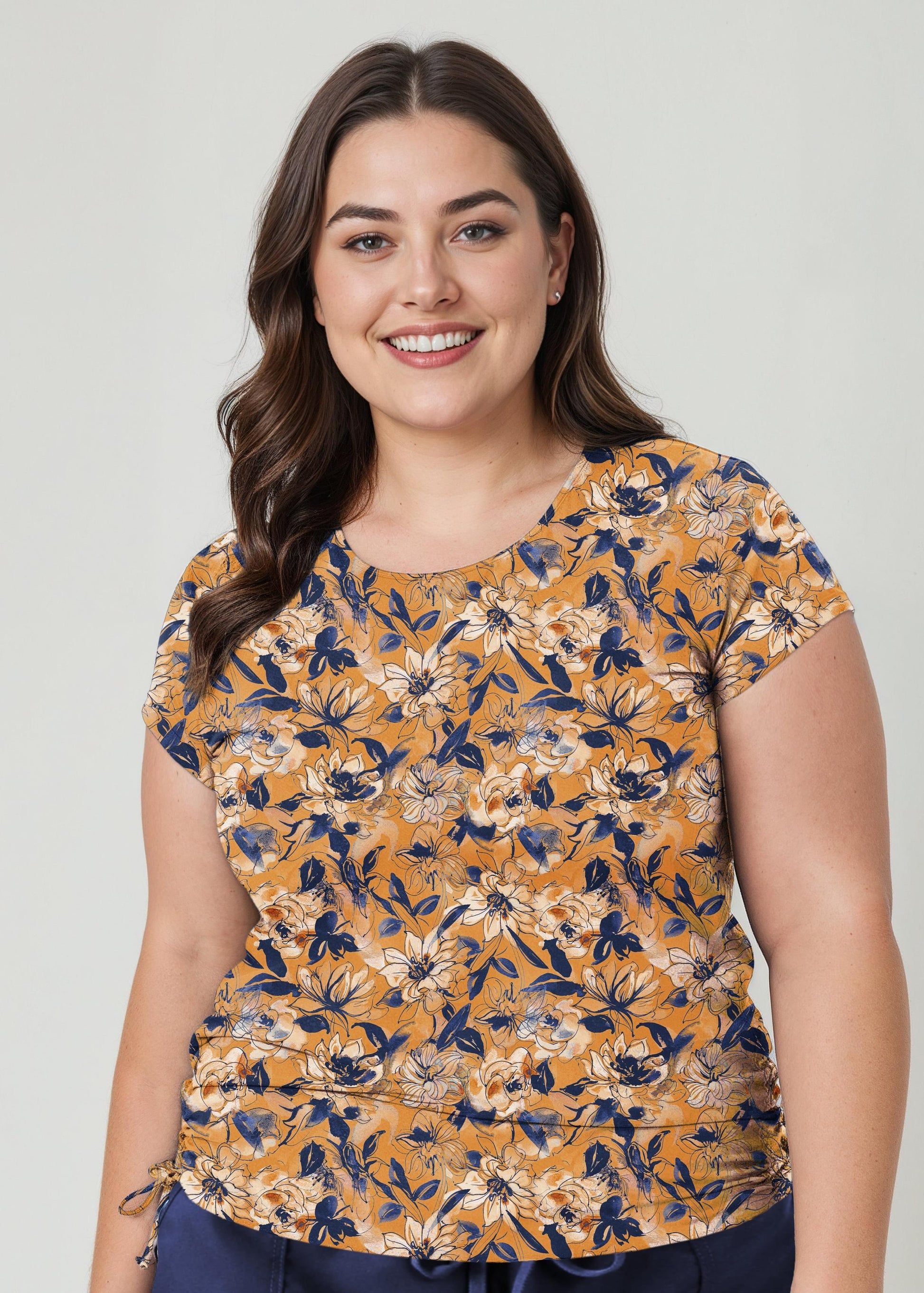 Tangerine Floral