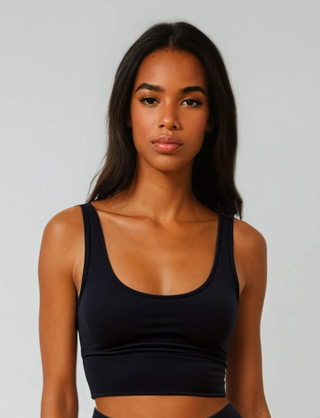 Longline Swim Bra | Plus Size