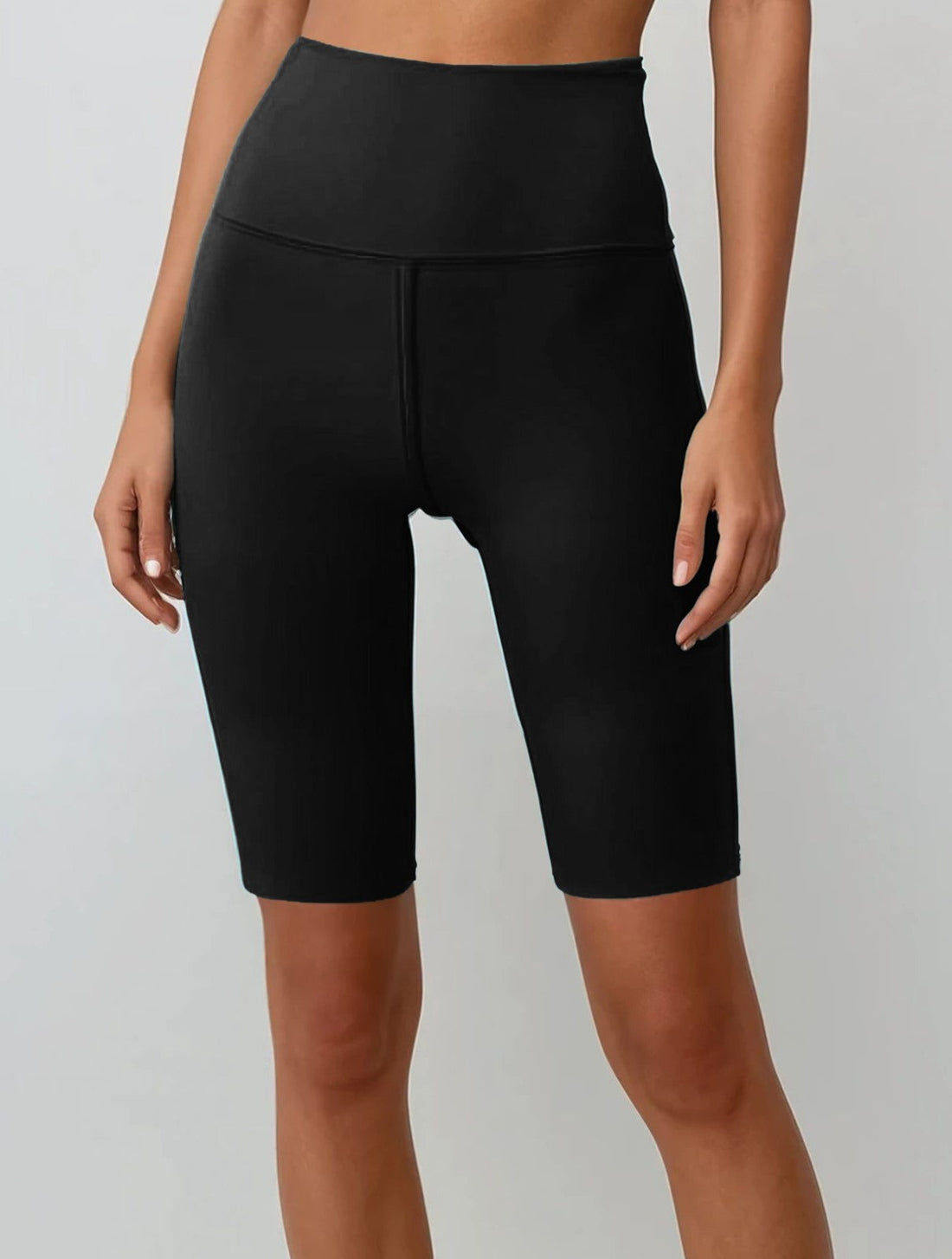 Tummy Control Long Bike Swim Shorts