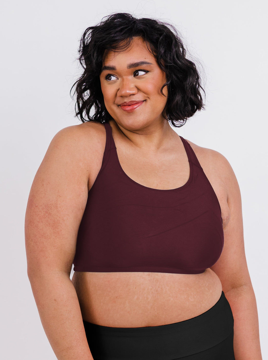 Racerback Swim Bra | Plus Size