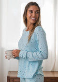 Light Blue Speckled