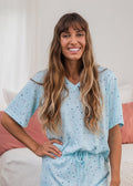 Light Blue Speckled