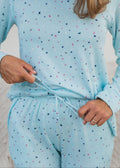 Light Blue Speckled