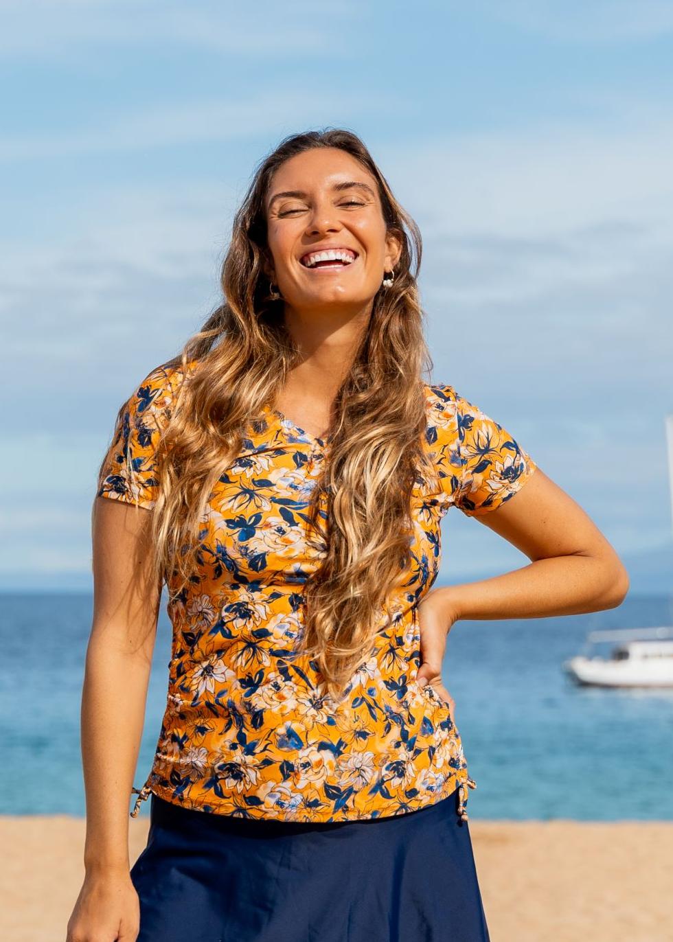 Tangerine Floral
