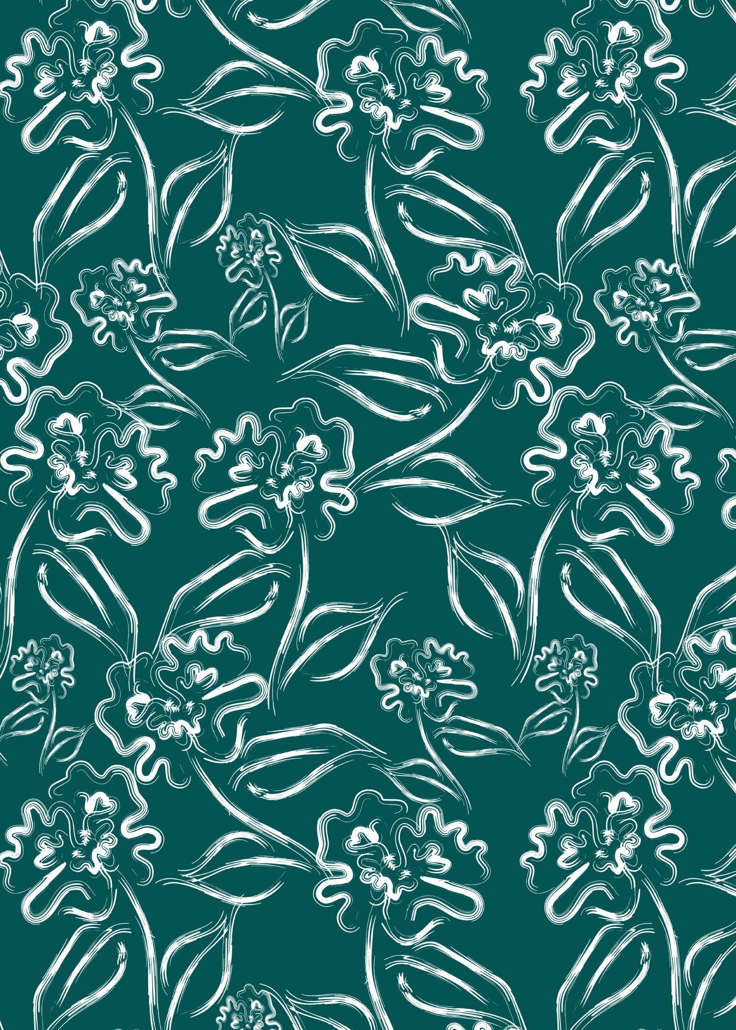 Dark Jade Blooms