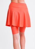 Swim skort with a pocket. Modest plus size skirt and pants. Womens' modest plus size swim skirt. Excellent sun protection UPF +50