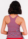 Navy & Red Stripe