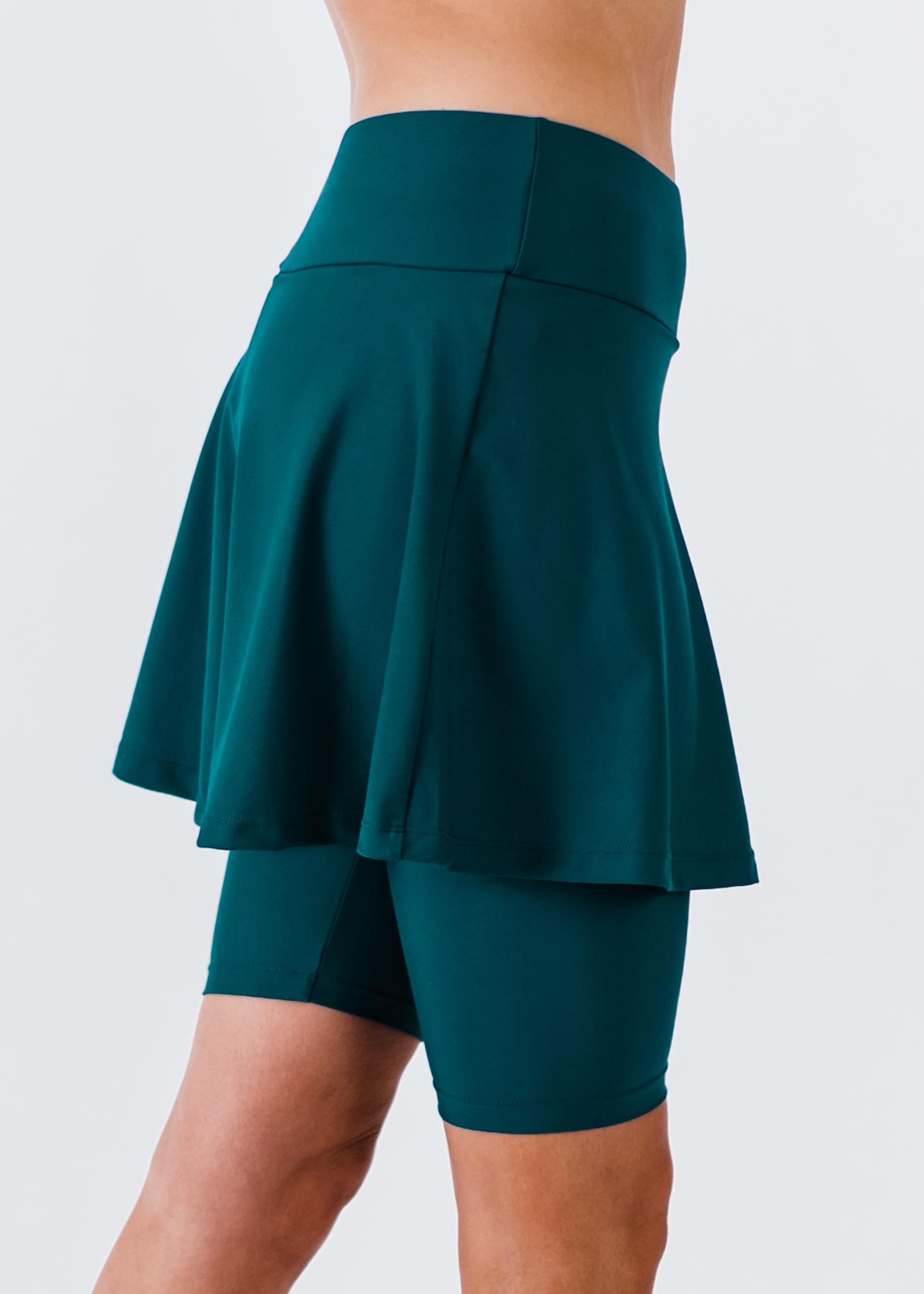 Swim skort. Modest plus size skirt and pants. Womens' modest plus size swim skirt. Excellent sun protection UPF +50