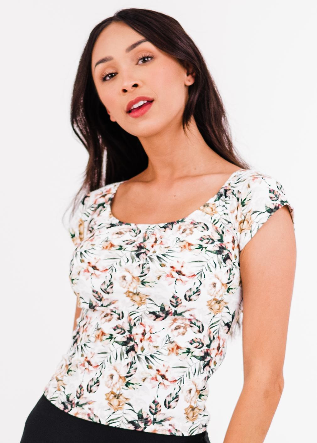 Zoey Crop Swim Top