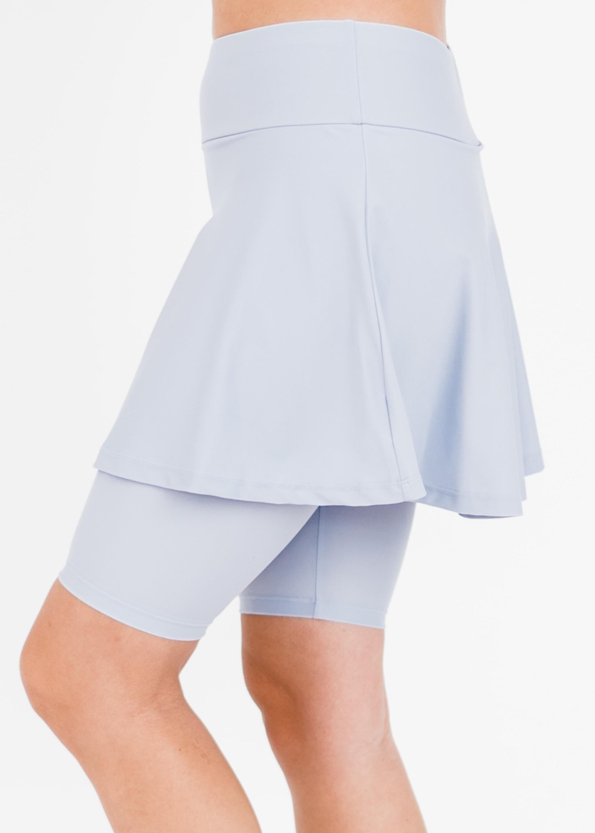 Swim skort. Modest plus size skirt and pants. Womens' modest plus size swim skirt. Excellent sun protection UPF +50