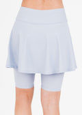 Swim skort. Modest plus size skirt and pants. Womens' modest plus size swim skirt. Excellent sun protection UPF +50