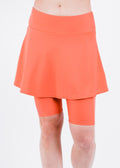 Swim skort. Modest plus size skirt and pants. Womens' modest plus size swim skirt. Excellent sun protection UPF +50