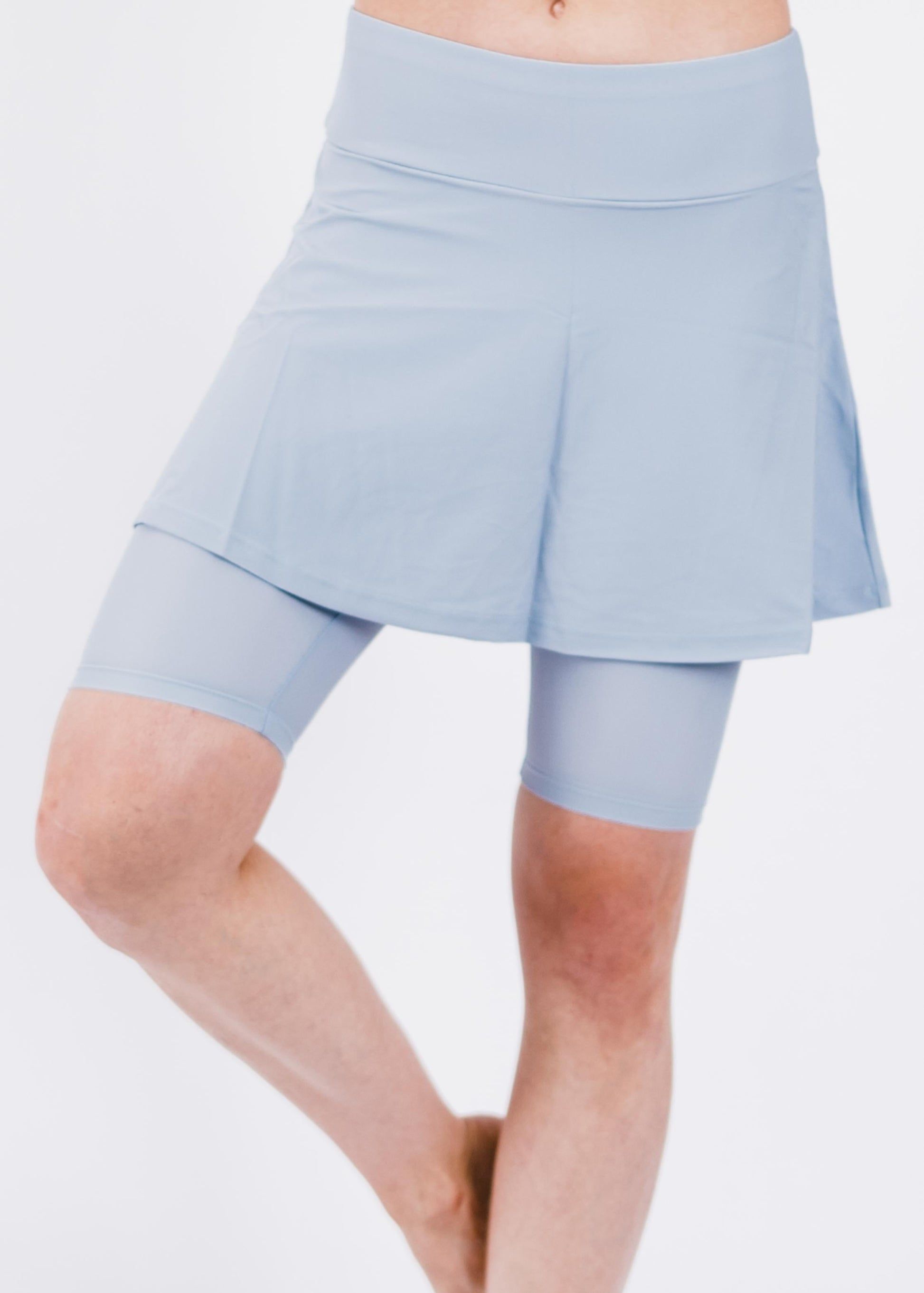 Swim skort. Modest plus size skirt and pants. Womens' modest plus size swim skirt. Excellent sun protection UPF +50