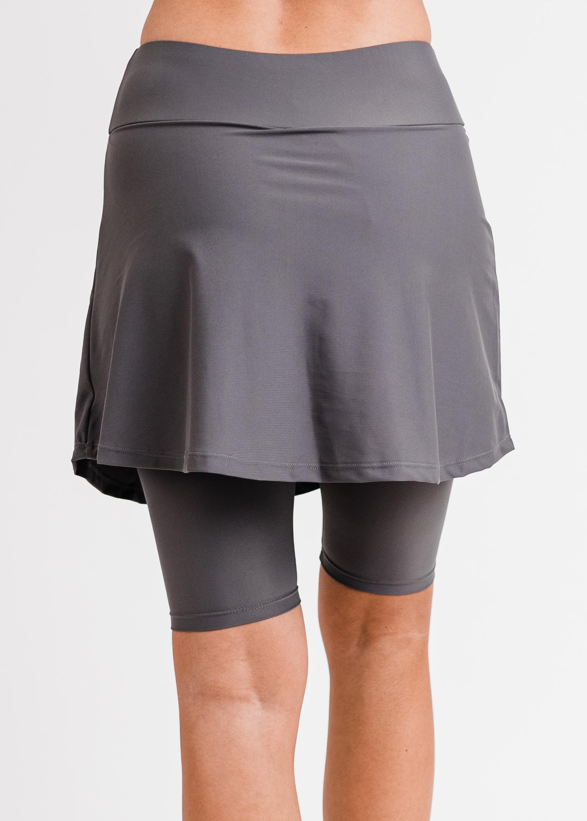 Swim skort. Modest plus size skirt and pants. Womens' modest plus size swim skirt. Excellent sun protection UPF +50
