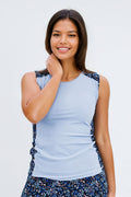 Navy Mosaic/Dusty Blue