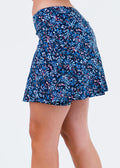 Short swim skort. Modest plus size skirt and pants. Womens' modest plus size swim skirt. Excellent sun protection UPF +50