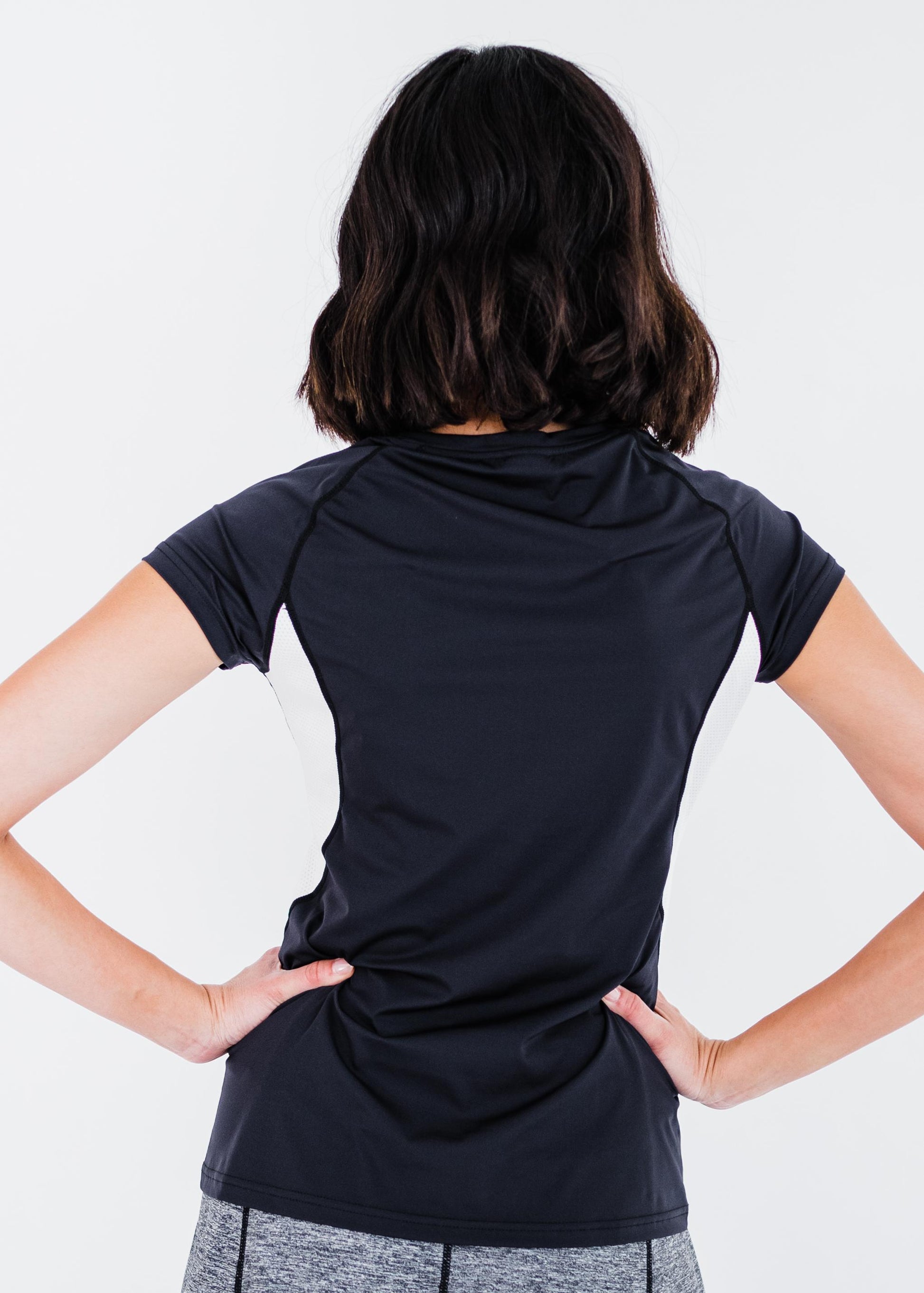 Pro Cap Sleeve Performance Top With Mesh Panels