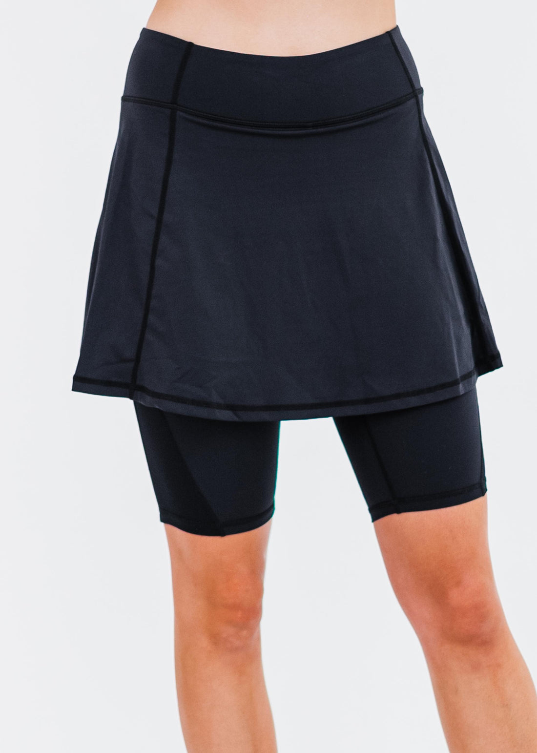 Midi Lycra® Sport Skirt With Attached 10" Leggings