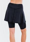Midi Lycra® Sport Skirt With Attached 10