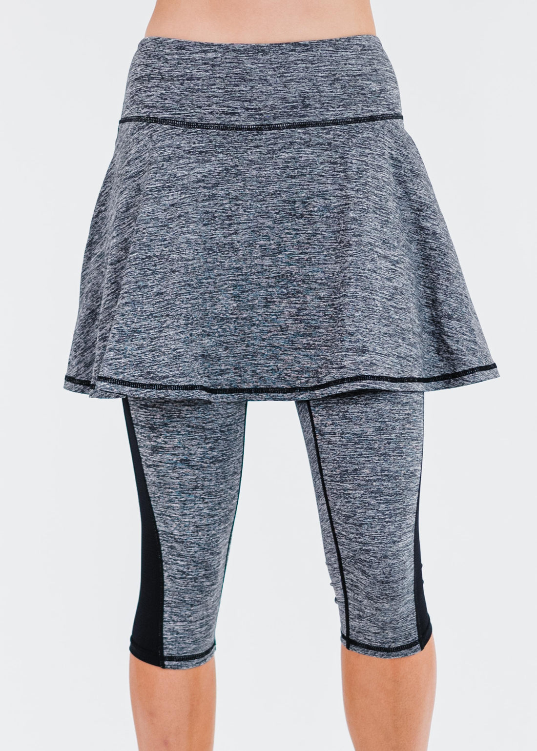 Flowy Lycra® Sport Skirt With Attached 17" Leggings