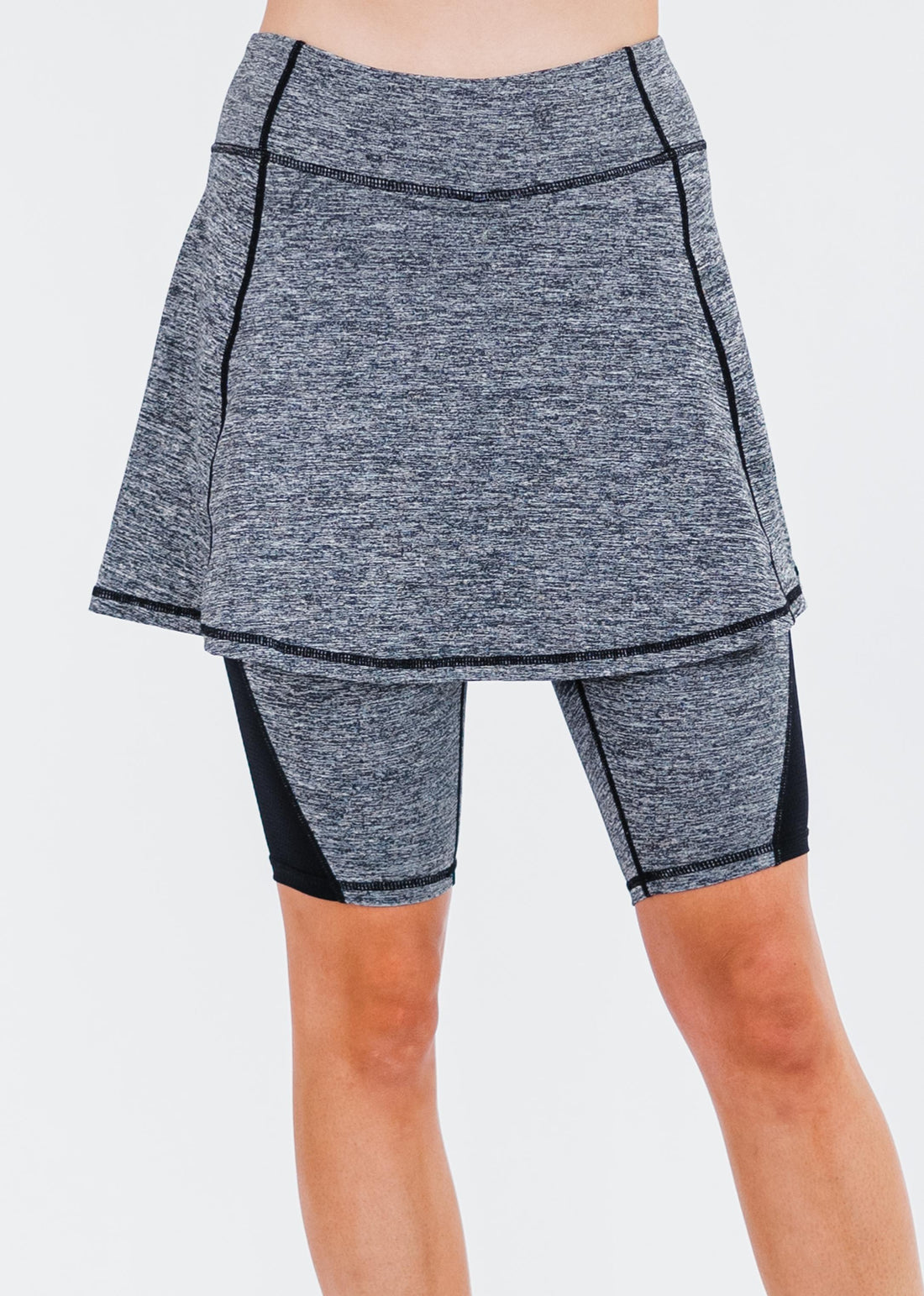 Midi Lycra® Sport Skirt With Attached 10" Leggings