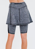 Midi Lycra® Sport Skirt With Attached 10