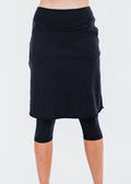 Knee Length Lycra® Sport Skirt with Attached 17
