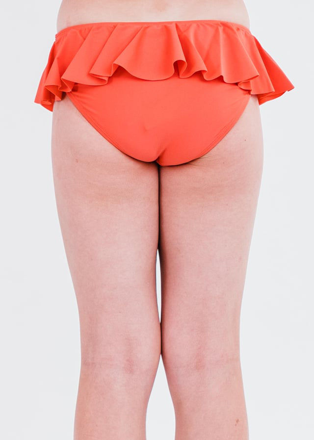 Girl's Ruffled Bikini Bottom