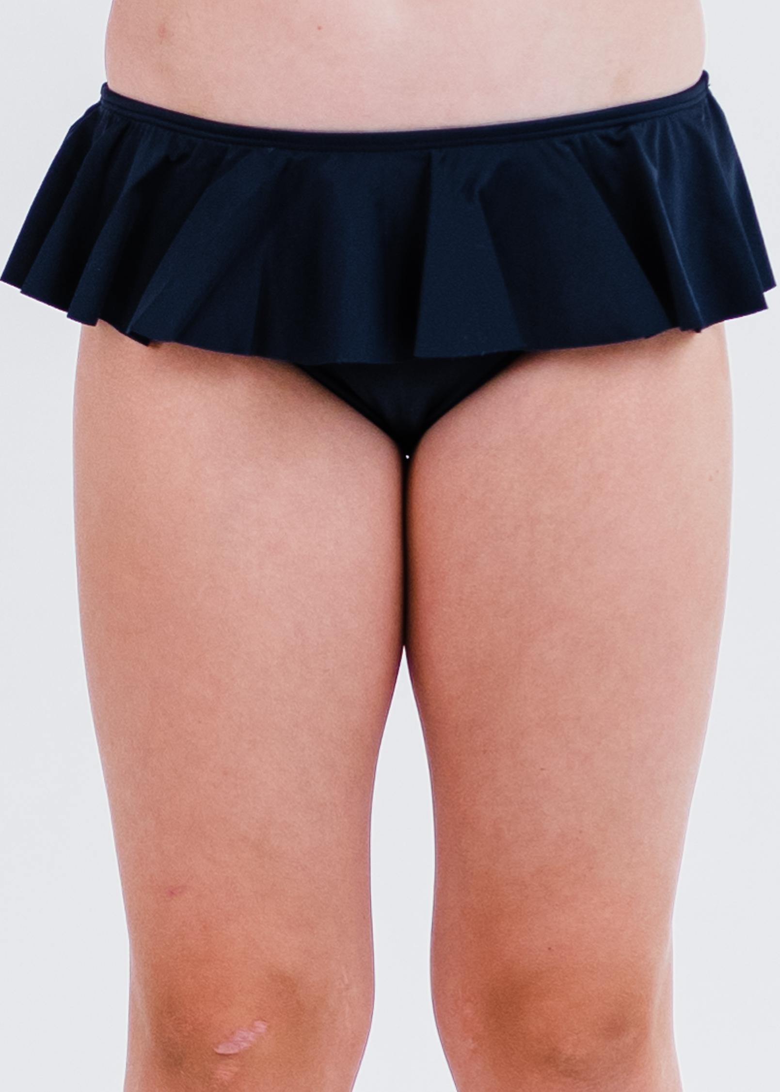 Girl's Ruffled Bikini Bottom