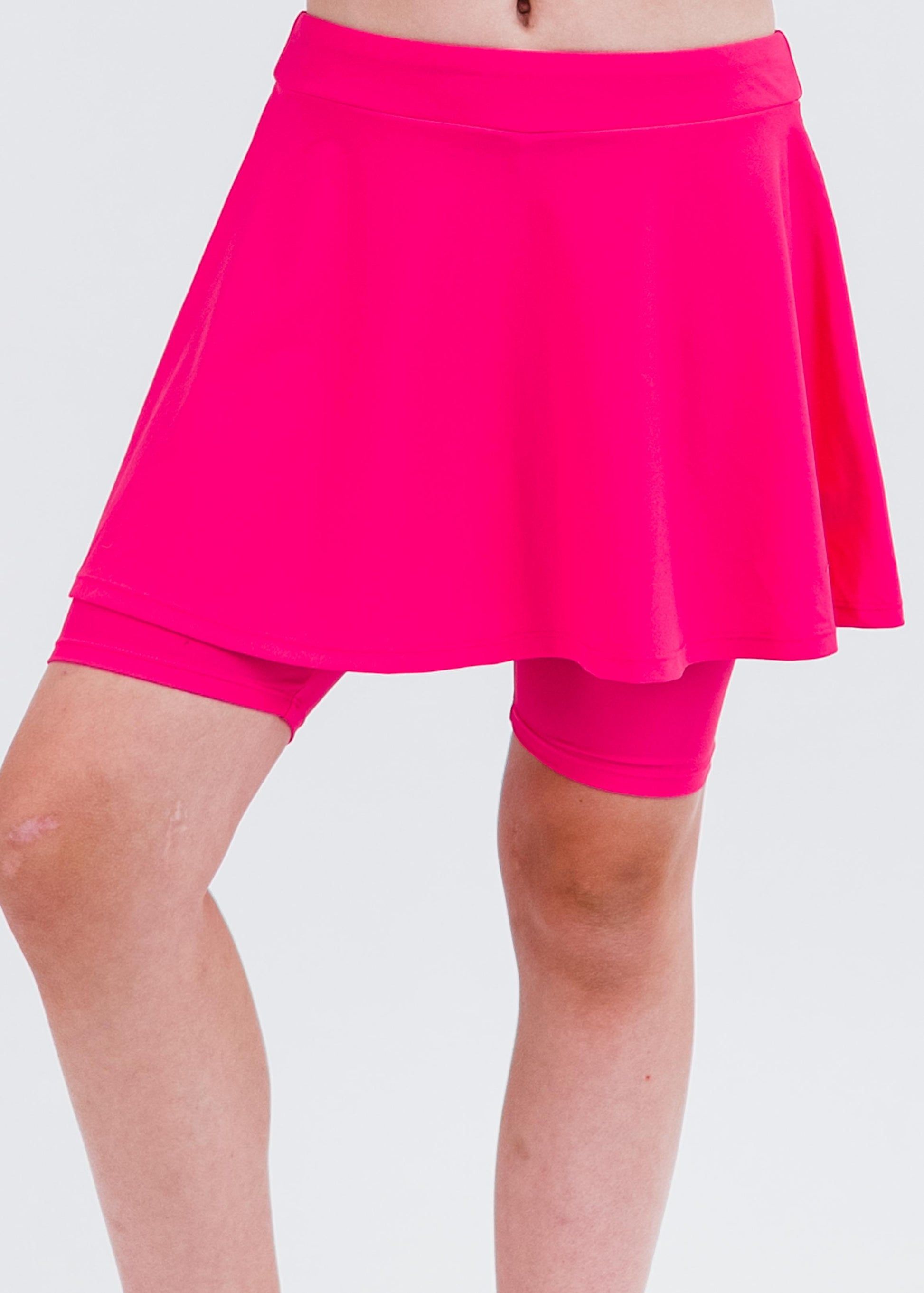 Swim skort. Modest plus size skirt and pants. Womens' modest plus size swim skirt. Excellent sun protection UPF +50