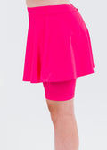 Swim skort. Modest plus size skirt and pants. Womens' modest plus size swim skirt. Excellent sun protection UPF +50