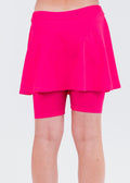 Swim skort. Modest plus size skirt and pants. Womens' modest plus size swim skirt. Excellent sun protection UPF +50
