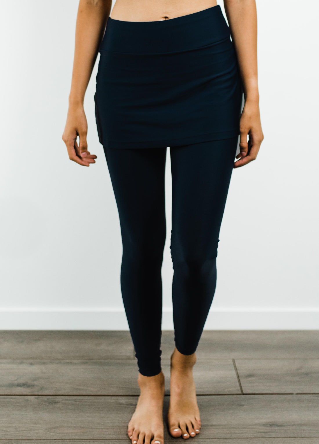 Skirted Long Swim Leggings
