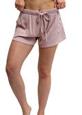 Cuddleblend™ Ribbed Lounge Shorts - Ribbed Pink