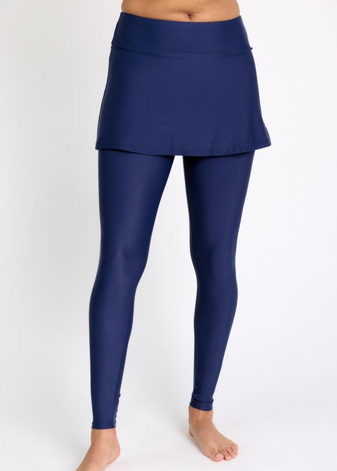 Skirted Long Swim Leggings