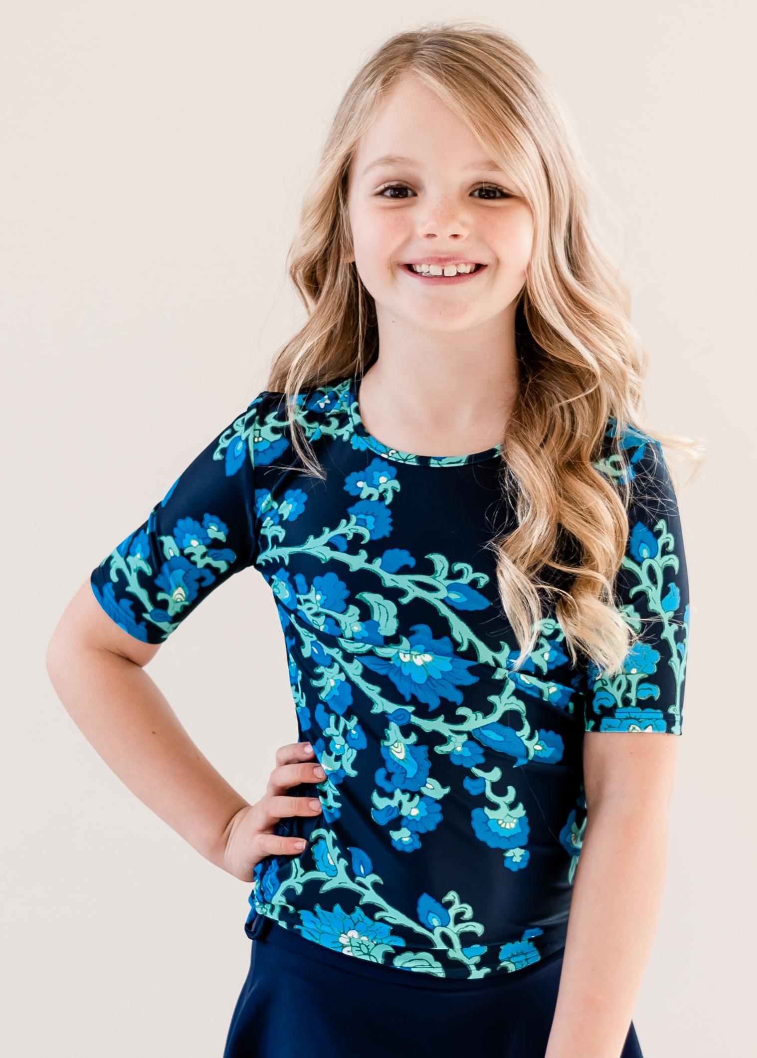 Girl's Lily Swim Top