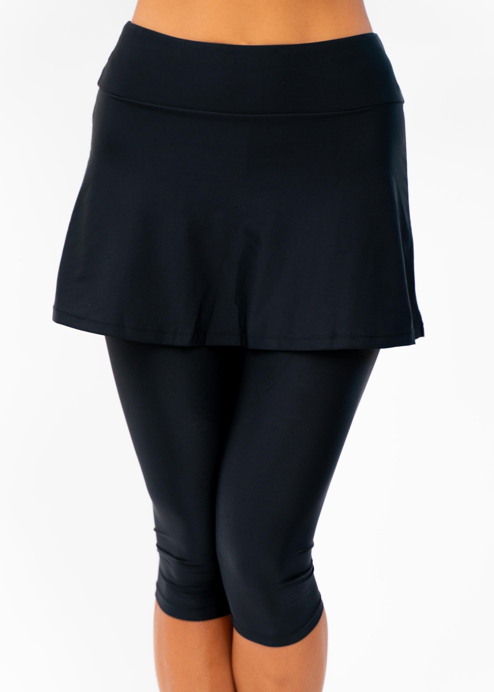 Skirted Swim Capris 