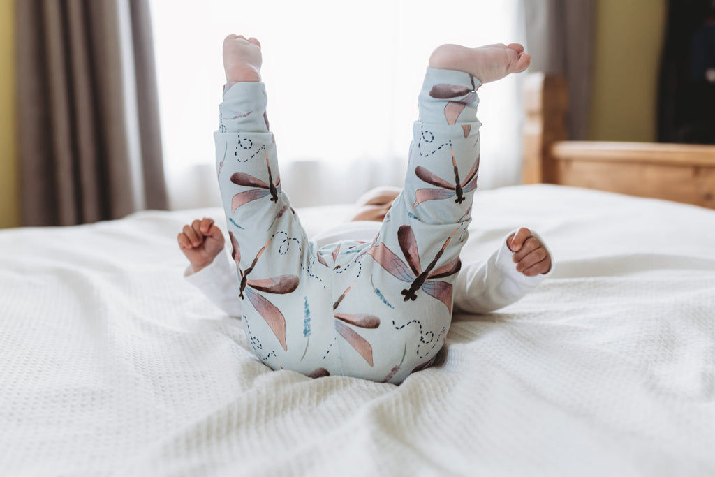 Baby girl leggings - Dragonfly print by Lottie & Lysh