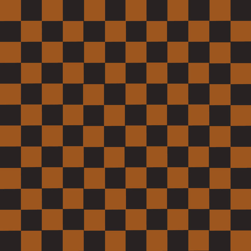 rust and black checkerboard jersey