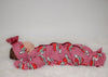 Girl power pink printed baby girl outfit with matching bow headband. Ethically and sustainably handmade in Cornwall by Lottie & Lysh