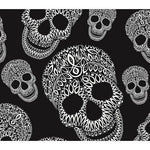 Monochrome alternative baby and kids leggings in skull print design jersey