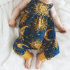 boho baby romper handmade in the uk