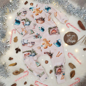 Christmas sleepsuit by Lottie & Lysh