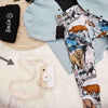 Unisex kids leggings by Lottie & Lysh featuring mountains, bears and snow owls
