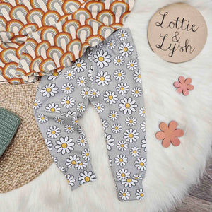 Daisy print baby leggings by Lottie & Lysh