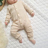 Lottie & Lysh ribbed neutral babygro without feet