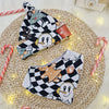 alternative xmas baby gift set with bib and hat